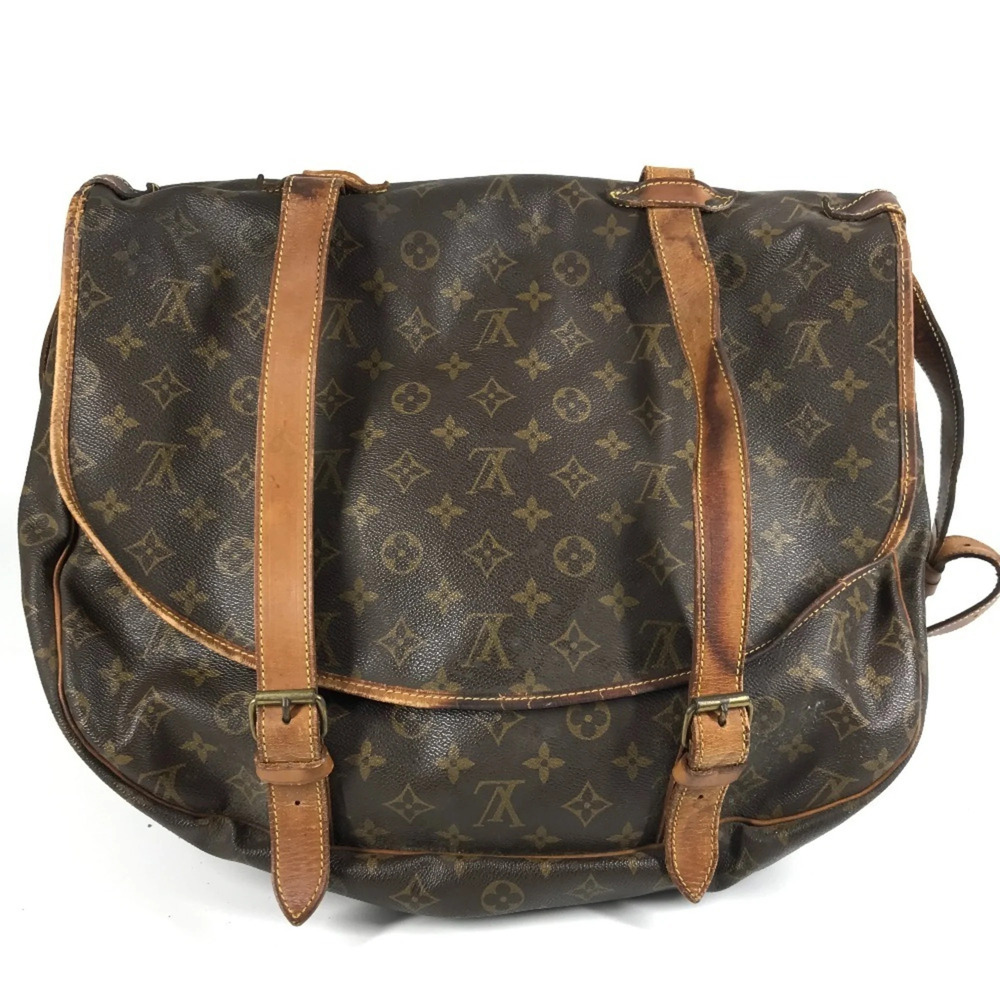 LOUIS VUITTON Brown Monogram Canvas Shoulder Bag - Picture 2 of 16